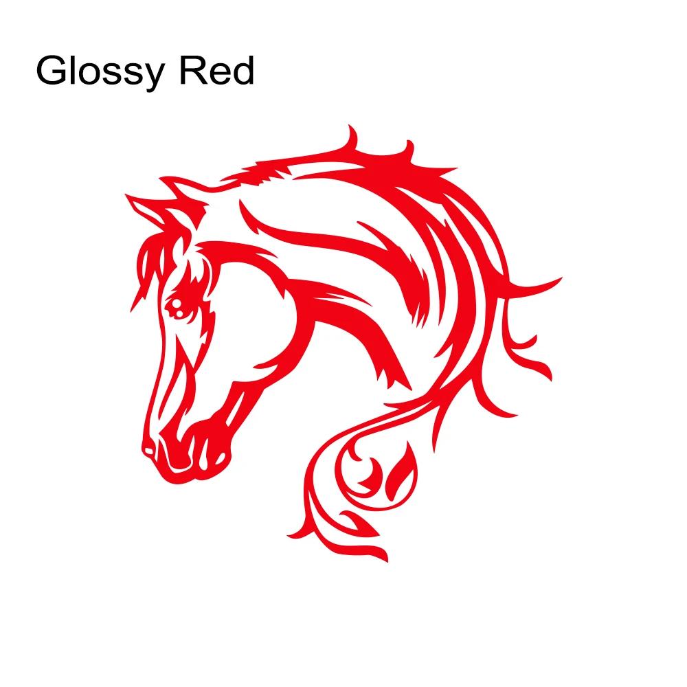 Horse Head Art Sticker Car Stickers Vinyl Decor Decal For Automobile Motorcycle Windows Trucks Bumper Auto Tuning Accessories