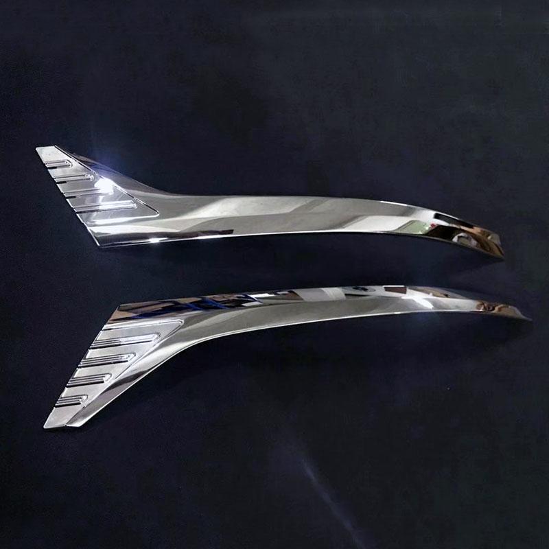 Car Styling Head Light Front Lamp Eyebrow Eyelid Cover Strip Trim Decor Sticker For Toyota Voxy Noah R80 2017 2018