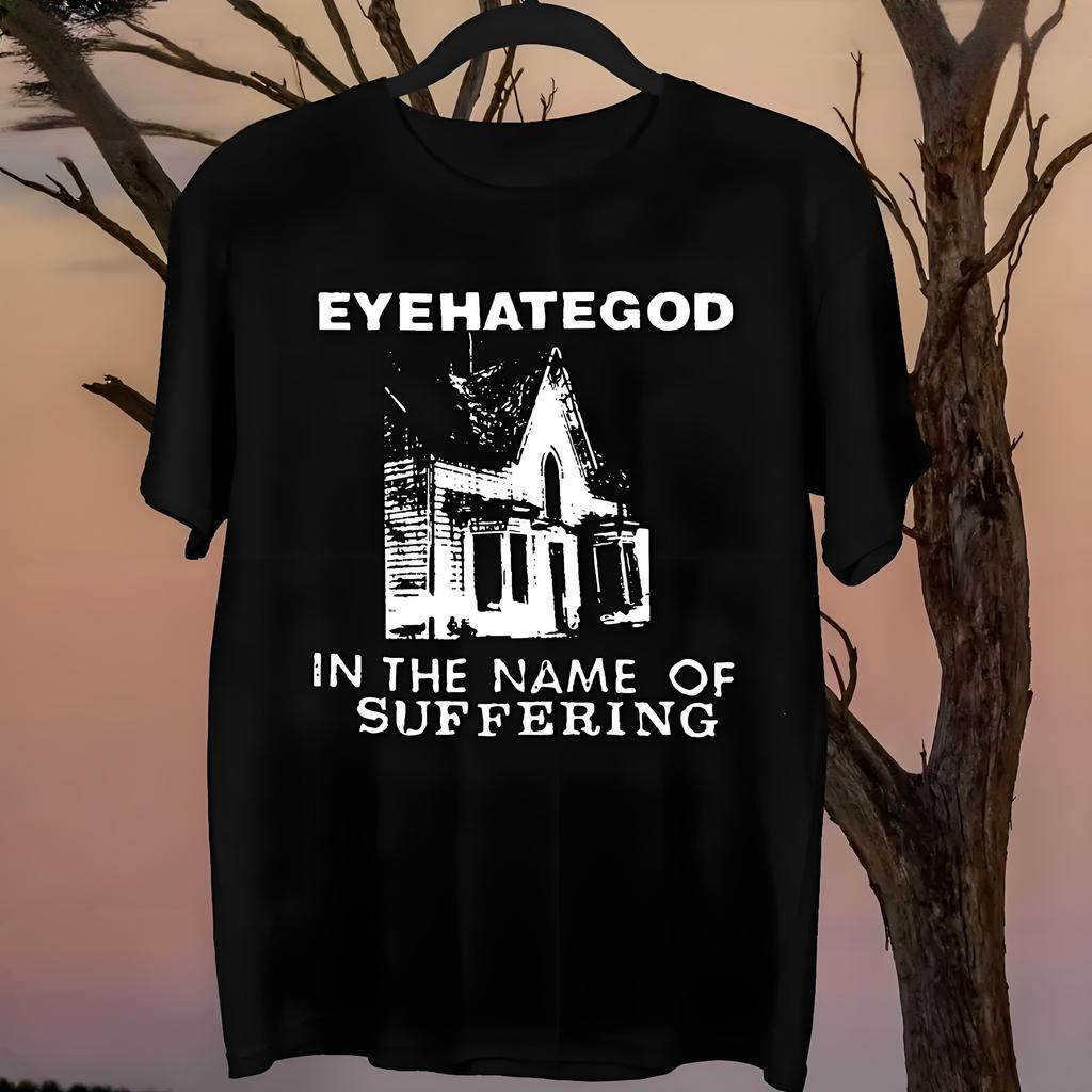 Hot Sale VTG Eyehategod Tour Graphic Print T-shirt Men Women Loose Casual Oversized Short Sleeve Summer New Tee Streetwear Harajuku Y2K Fashion Top