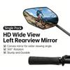 Bicycles 360 Degree Rotatable Handlebars Rearview Reflector Safety Mirror Adjustable Handlebar Bikes Rear View Mirror