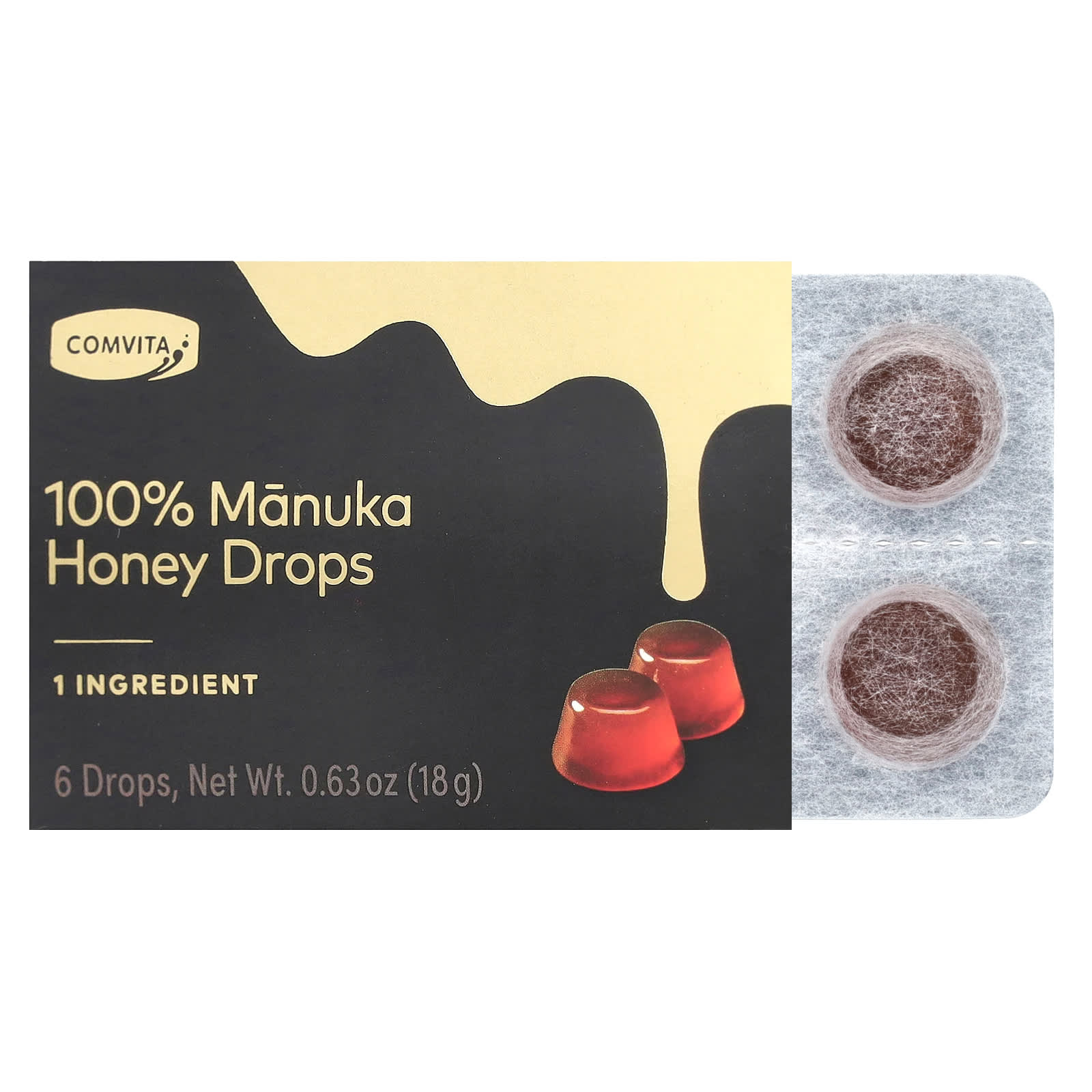 

100% Manuka Honey Drops, 6 Drops, 18G(0.63Oz)