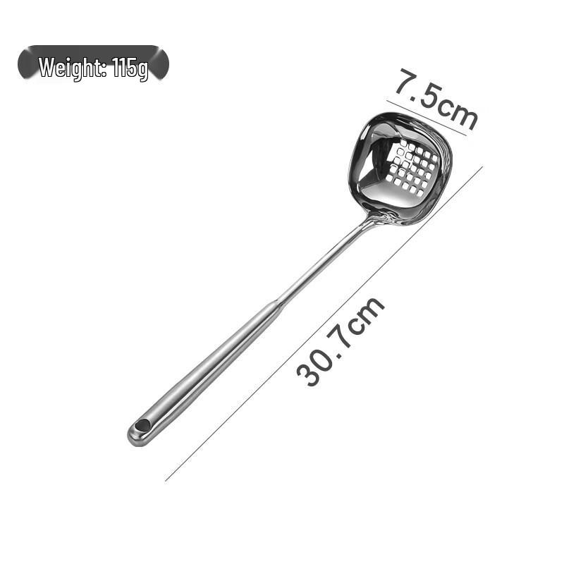 Ru Han 316L Stainless Steel Square Skimmer Spoon