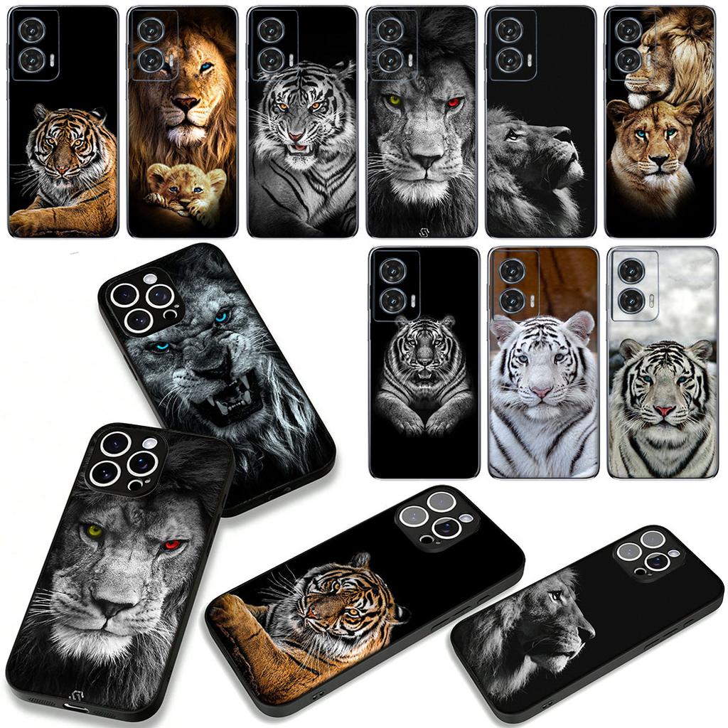 Lion Art Tiger Phone Cover Case for OPPO A18 A16 A17 A38 A54 A40 A60 A80 A78 A79 A57 A55 A96 A15 A12 Casing