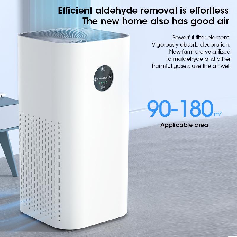 Negative Ion Air Purifier Multifunctional Air Freshener Odor Eliminator Machine With HEPA Filter Air Cleaner Odor Eliminator