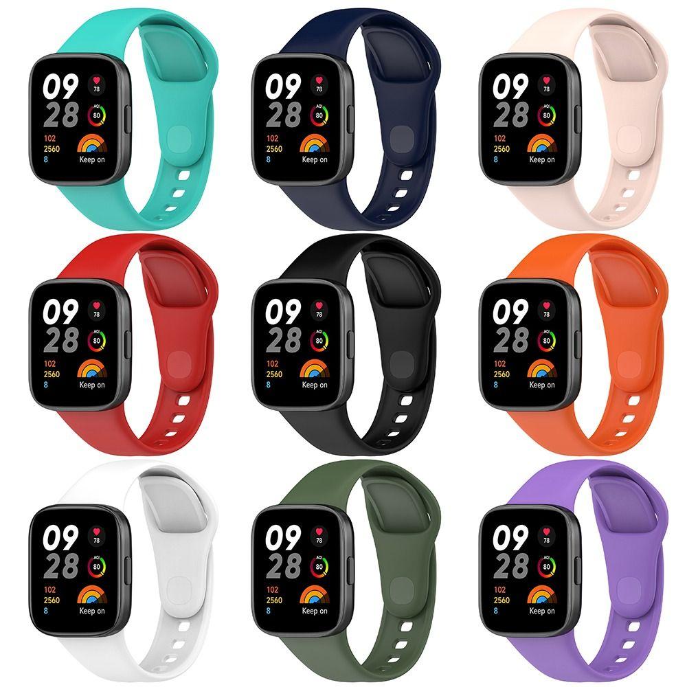 Watchband For Xiaomi Redmi Watch 3 Smart Watch Sport Bracelet Replacement Silicone Wristband Strap for Redmi Watch 3 Accessories