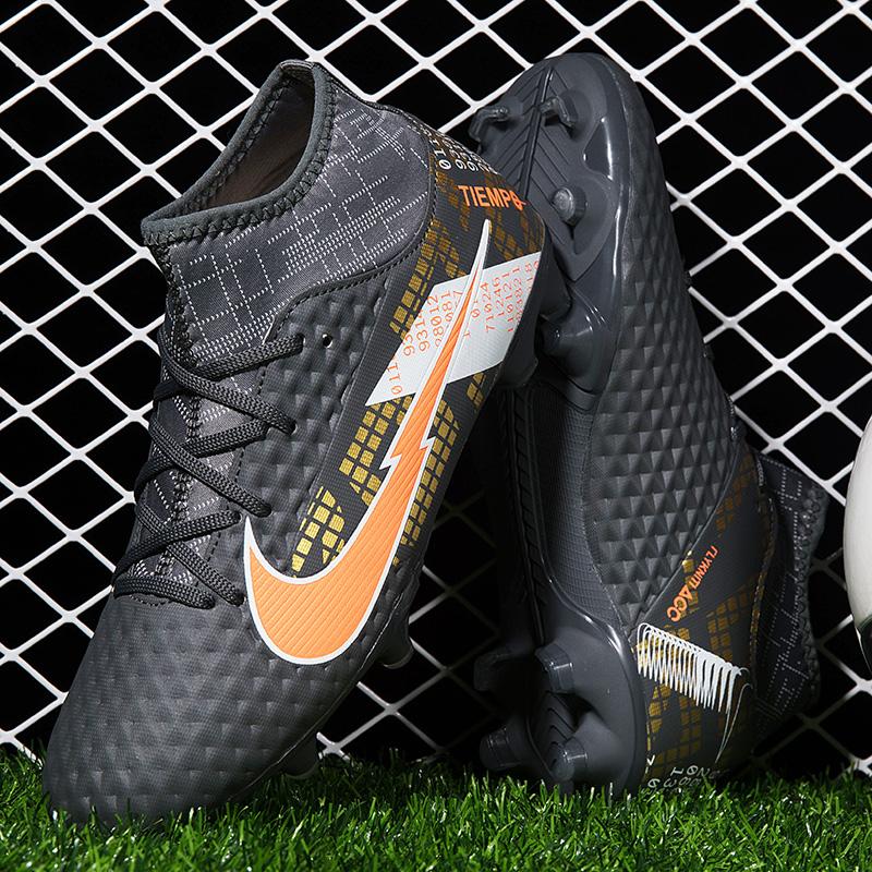 Buy Men's Outdoor Soccer Shoes Hightop Comfortable Sports Shoes