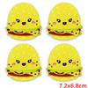 10pcs Wholesale Cute Food Series Embroidery Patches Diy Cartoon Iron On Patches For Clothing Sew Stickers Badge Applique 