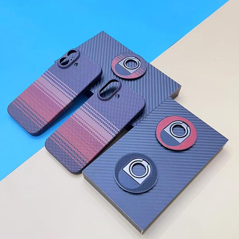 iPhone 17 Kevlar Case: Ultra-thin, Aramid Fiber, Strong Magnetic Suction, Heat Dissipation, All-Inclusive Design.