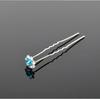 Alloy Diamond Studded Rose Hair Fork U-shaped Hairpin Brides Braided Hair Princess Diamond Studded Rose Headpiece Ladies Jewelry