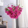 5Pcs Silk Flower Silk Fake Flower Realistic Blooms DIY Artificial Bougainvillea Long Stem Lifelike Artificial Flower Branch