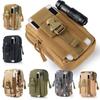 1Pc Men Tactical Pouch Belt Waist Pack Bag Small Pocket Military Waist Pack Running Pouch Travel Camping Bags Soft Back