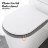 Closestool Pad Super Soft Wear Resistant Fabric Fade-resistant Toilet Seat Protective Mat for Home