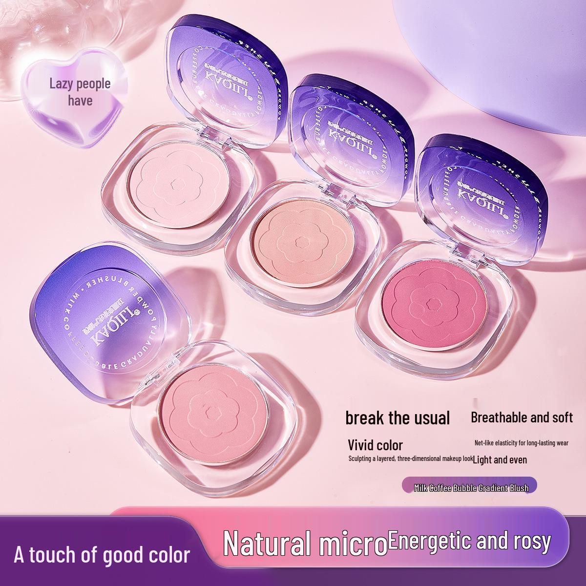 

Kaqili Milk Coffee Bubble Matte Long-Lasting Gradient Blush Cream