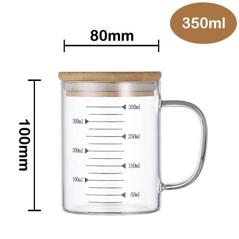 Прозрачный стакан для воды ZISIZ большого объема