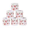 100G/Roll Wood Pulp Celebrations 10x10CM Disposable Santa Claus Dinners Xmas Christmas Tissue Chimney Pattern Design