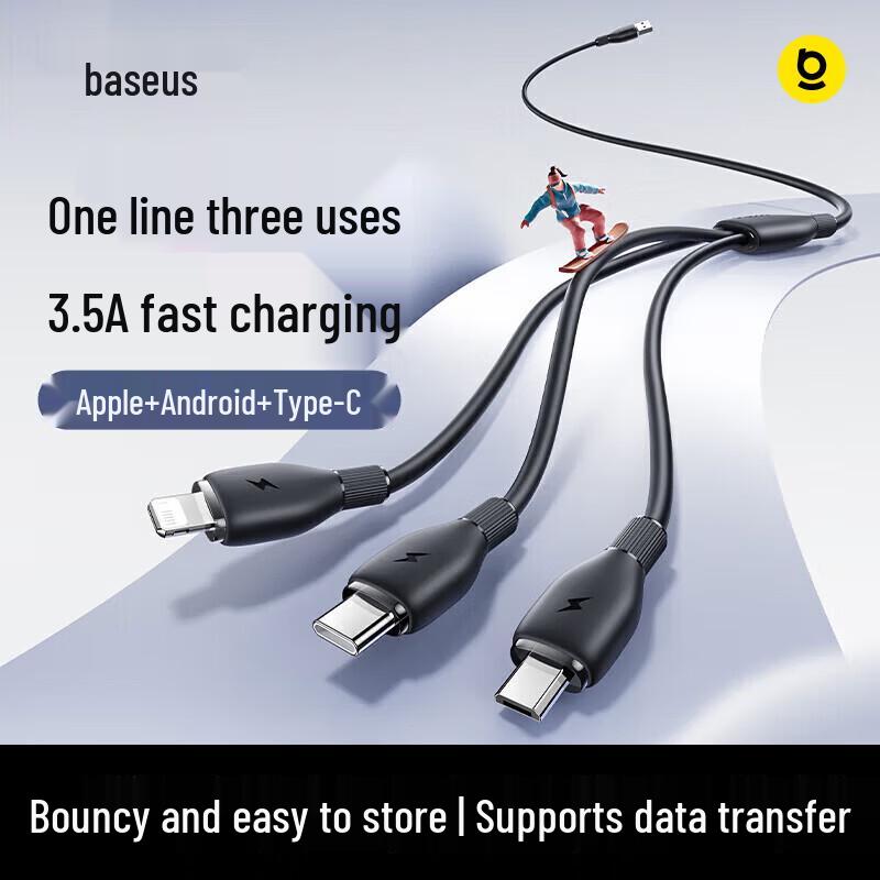 Baseus 3-in-1 Multi-Device Fast Charging Cable