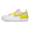 Nike Baskets pour femmes Air Force 1 Low Shadow Blanc Rose à peine Jaune Vitesse CJ1641-102
