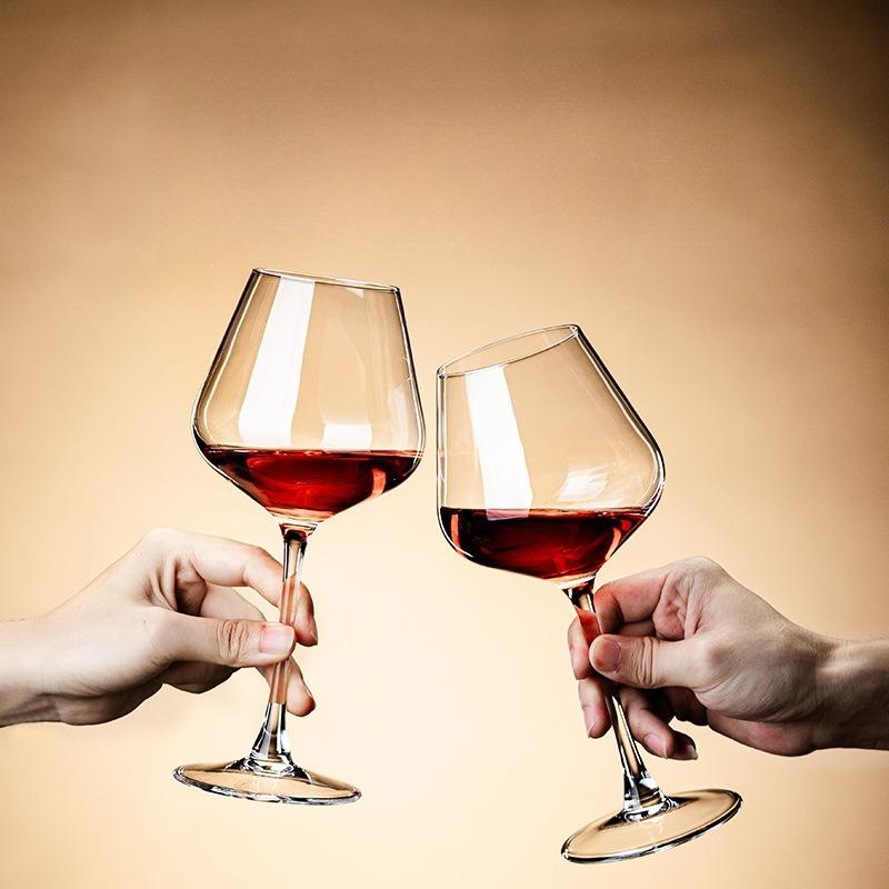 500ml Vínově červené sklenice na víno Křišťálové kalichy Elegantní sklenice pro domácí bar Party Svatba Dárek k nastěhování
