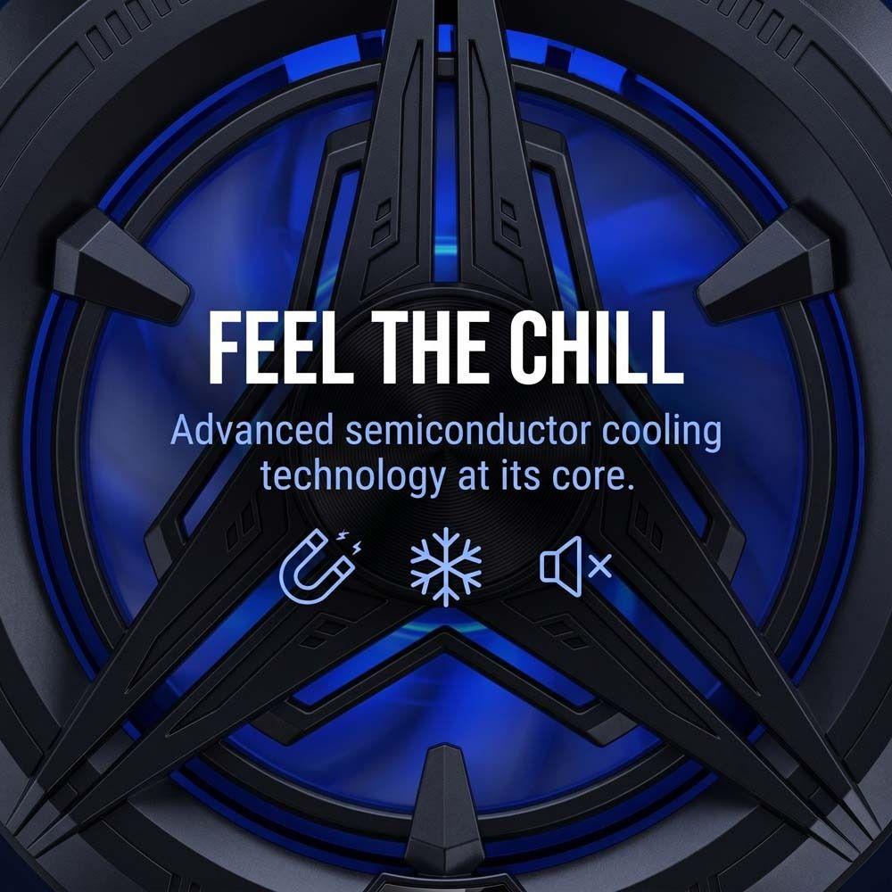 Air Cooling Portable Game Heat Sink Rechargeable LED Light Cooling Fan  Phone Accessories