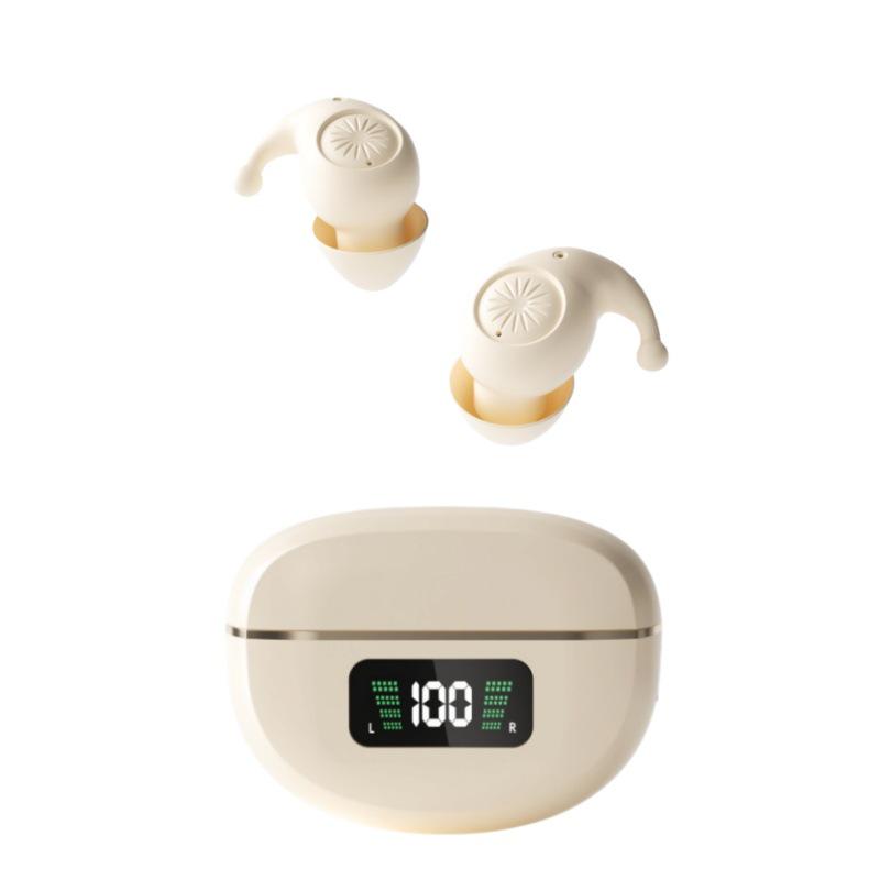 2025 Wireless Noise-Cancelling Sleep Earphones - Soft Silicone, No Ear Pressure, Side Sleeper Friendly.