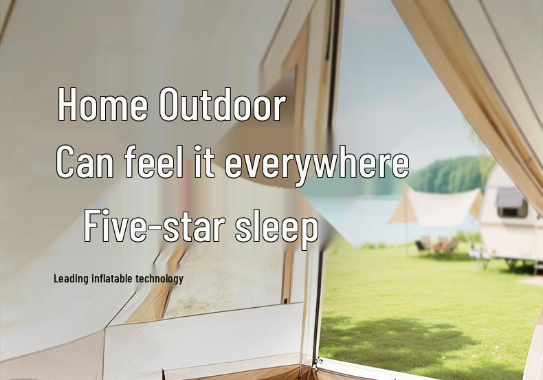 Automatic Inflatable Mattress Tent: Outdoor Spring Cloud Bed for Camping and Home Use