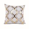Gold Bronzing Cushion Decorative Pillows Black And White Love Home Decor Sofa Throw Pillow Almofadas Decorativas Para Sofa 45Cm