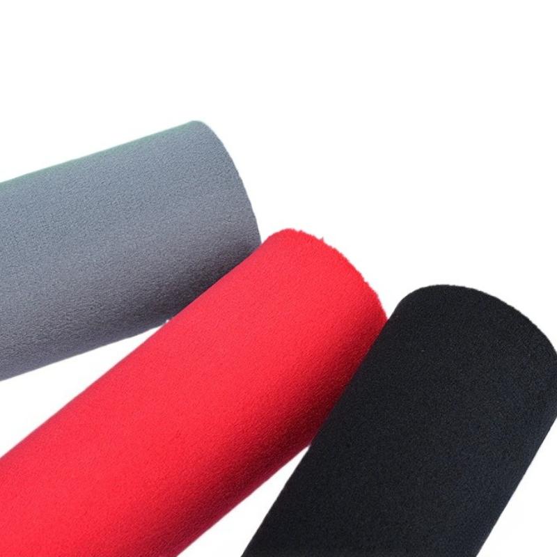 50cm*138cm Multi Colors Elasticity Self-adhesive Velvet Fabric Sticky Velvet Wall Fabric for DIY Home Decoration