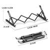 N6 Aluminum Alloy Laptop Stand - Folding, Multi-Angle, Heat Dissipation