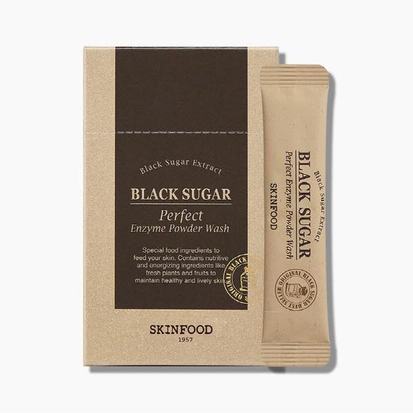 SKINFOOD Black Sugar Perfect Enzyme Powder Wash (1.2 g × 30 Sticks) 1.2 g × 30 Sticks