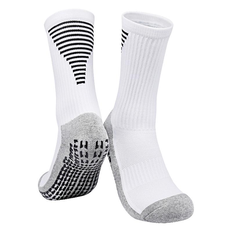 Men'S Dispensing Football Socks Men'S Professional Training Sports Socks Towel Bottom Breathable Medium Tube Socks Non-Slip Socks
