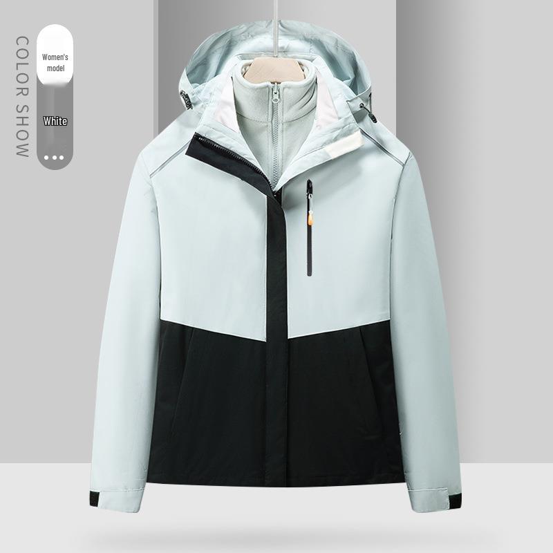Unisex Three-in-One Ski and Cycling Jacket, Autumn/Winter Warmth