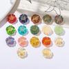 5Pcs Colored Glaze Beads Flower Shape Beads DIY Bracelet Necklace For Jewelry Making Supplies