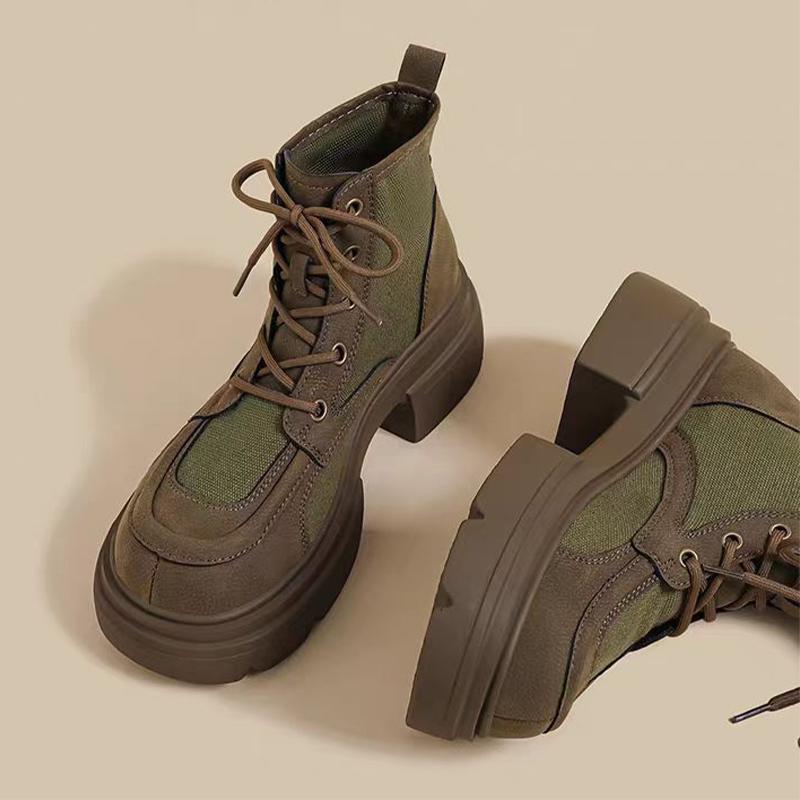

Модные плоские туфли на платформе женские ботильоны на шнуровке модная обувь дизайнерская повседневная женская спортивная обувь 2025 новый тренд готика челси ботильоны женские 40 хаки