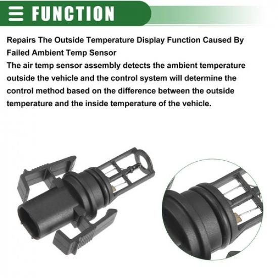 Air Charge Temperature Sensor Single  for Mercedes-Benz C220 2.2L 1996