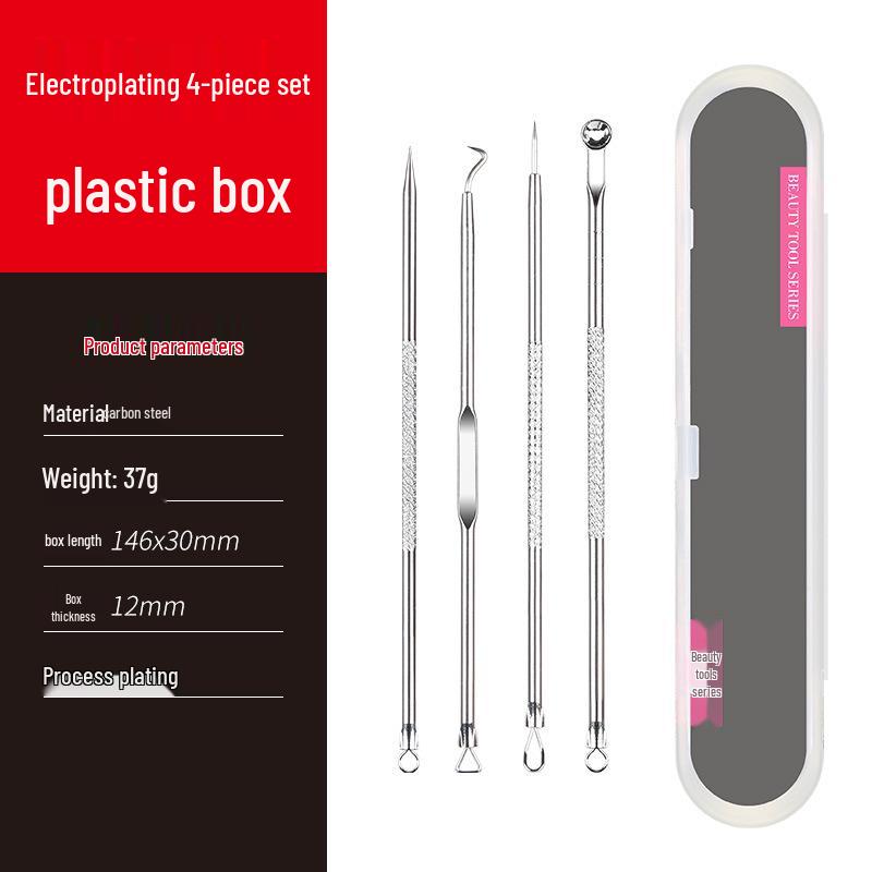 Blackhead Removal Needle and Tweezer Set for Acne and Pimple Extraction