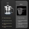 Multifunctional 1L Strainer Pot Fine Mesh Strainer for Soybean Milk Juice and Tea with Easy Clean Design