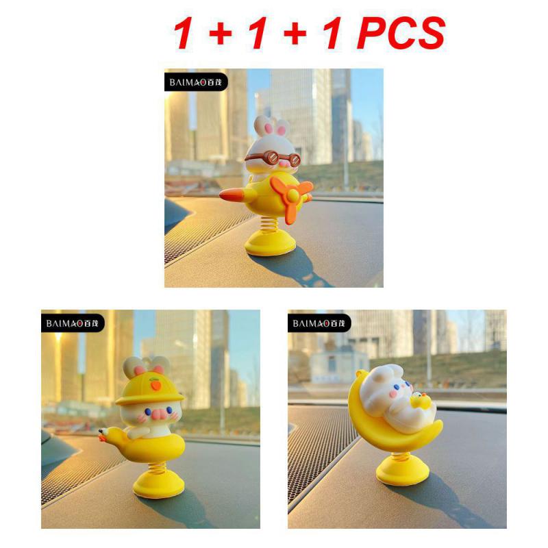 1~5PCS Car Dashboard Decor Exquisite Comfortable Powerful Creative Fashion Car Decoration Pull Rocking Shaker