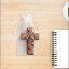 Croix de poche plate en bois 2D Ornement Cadeau
