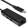 Answer Wired LAN W port + charge for Switch [Wired LAN connection/Charging while playing/Equipped with USB hub function/Connectable to wired controlle