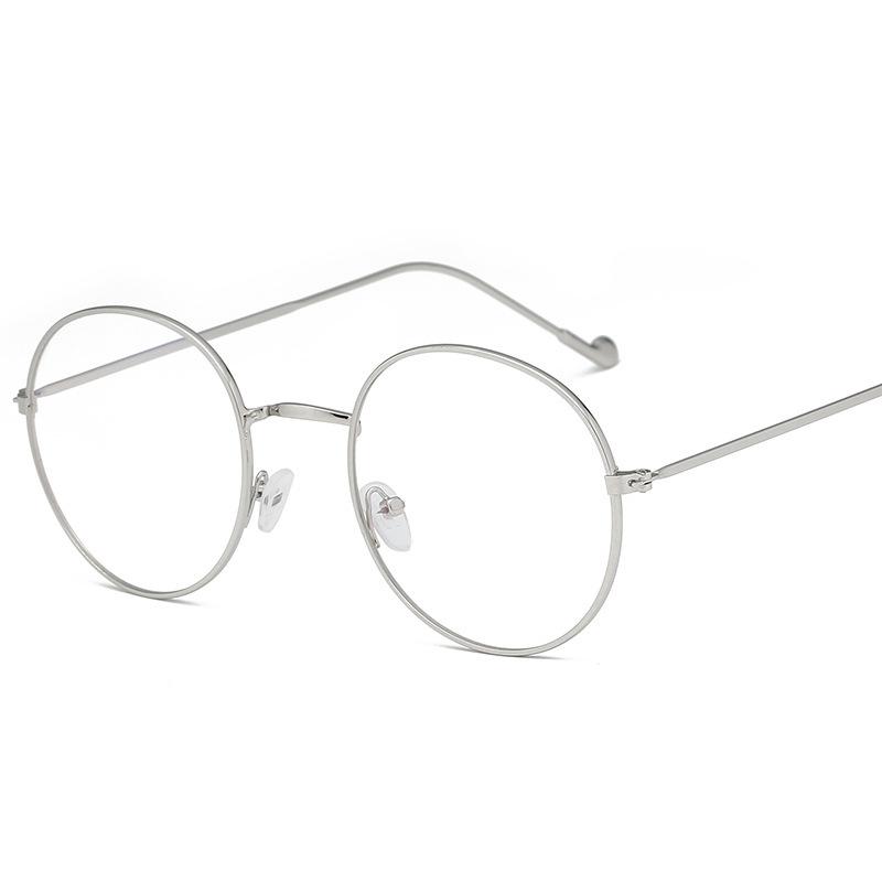 Retro Round Frame blue film Radiation Glasses Ultralight Men Women Fashion Blue Light Blocking Glasses Eyewear Students