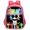 Rhythm Box Sprunki Hra Anime Batoh Studentský Školní Taška Počítačová Taška