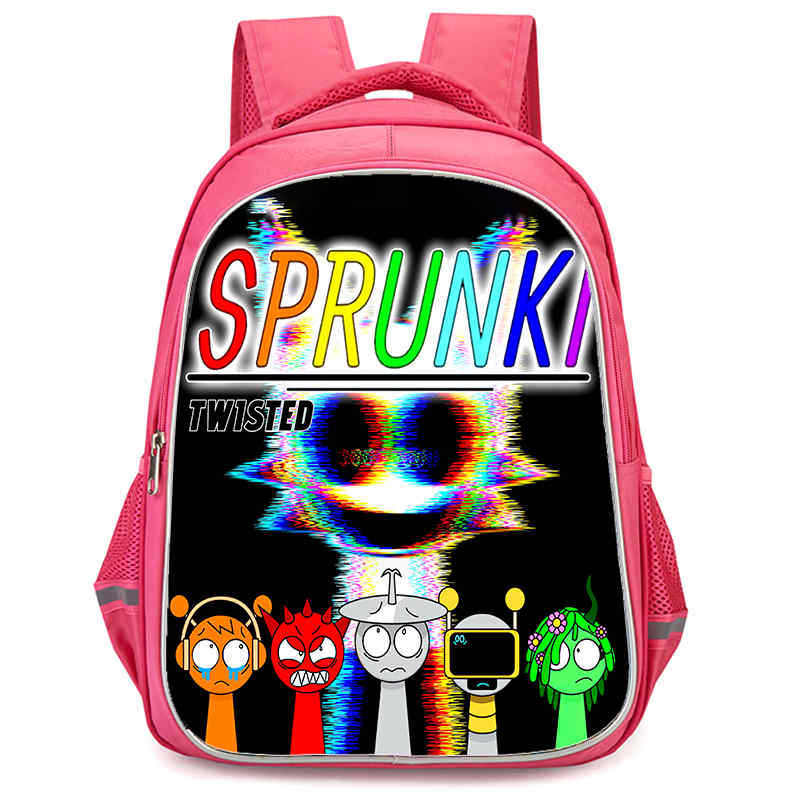 Rhythm Box Sprunki Hra Anime Batoh Studentský Školní Taška Počítačová Taška