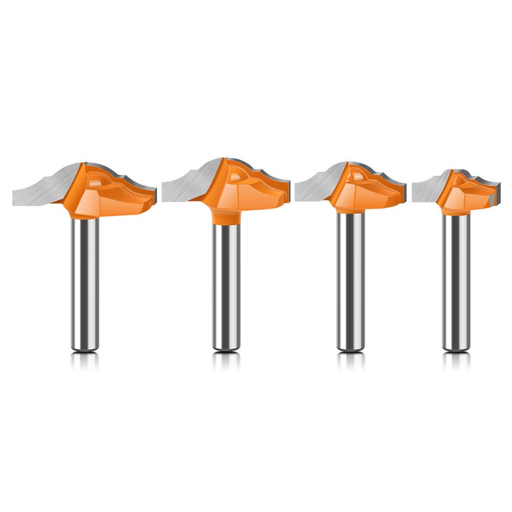 Cabinet Door Knife Xiaomin Flower Line Knife Door Bucket Knife Line Knife 6 Handle 1/4 Handle Flower Line Knife Trimming Machine Milling Cutter Door