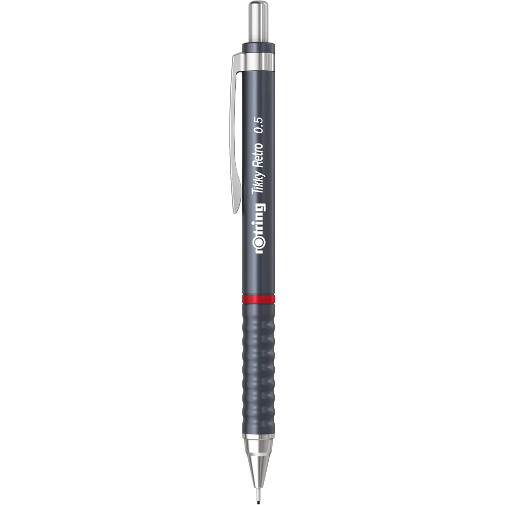 ROTRING TIKKY RETRO VERSATILE METALLIC GREY 0.5mm
