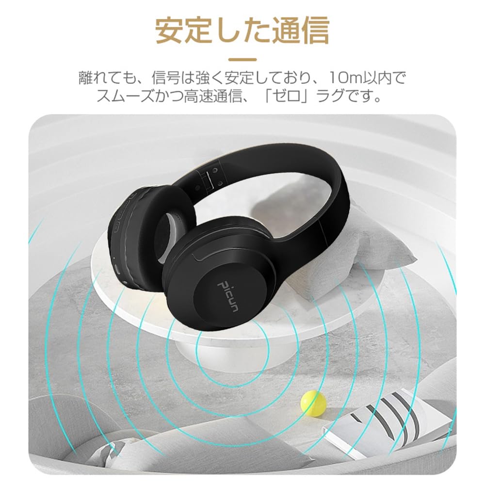 Bluetooth Wireless Wired and Noise Sound SD Card 23 Hours of Music Low HiFi 40mm Audio Japanese Instruction Manual Included 5.3 Headphones, Dual-Use,