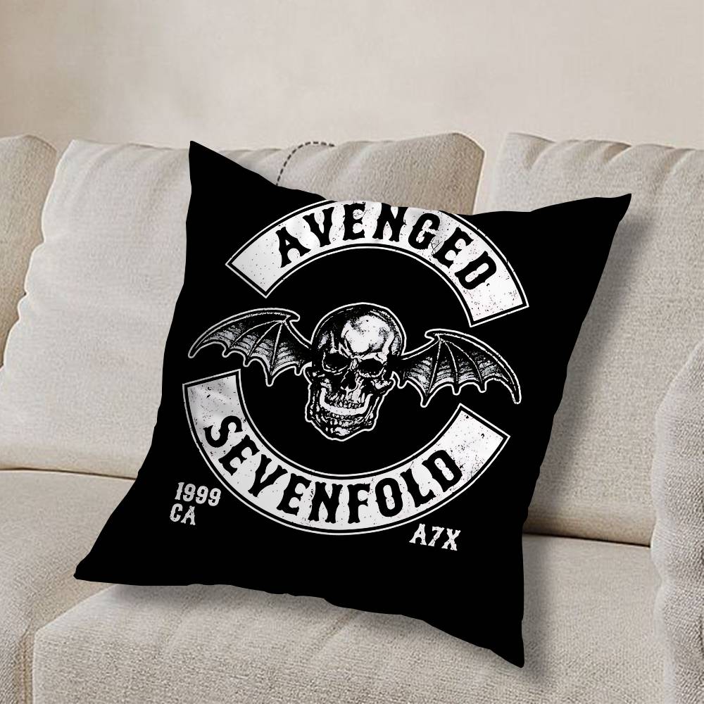 Cool A7X A-Avenged Sevenfold Pillow Case Pillow Case Living Room Sofa Cushion Cover Suitable For Home Bedroom Room Decoration