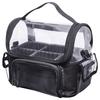 Travel Casual Zipper Toiletry Wash Cosmetic Bag Transparent Case for Makeup Brushes