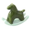 Creative Ceramic Rocking Horse Figurine Exquisited Design Animal Decoration Adds Charm To Any Room
