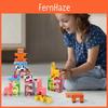 Wooden Animal Stacking Blocks For Kids Creative Balance Educational Toy
