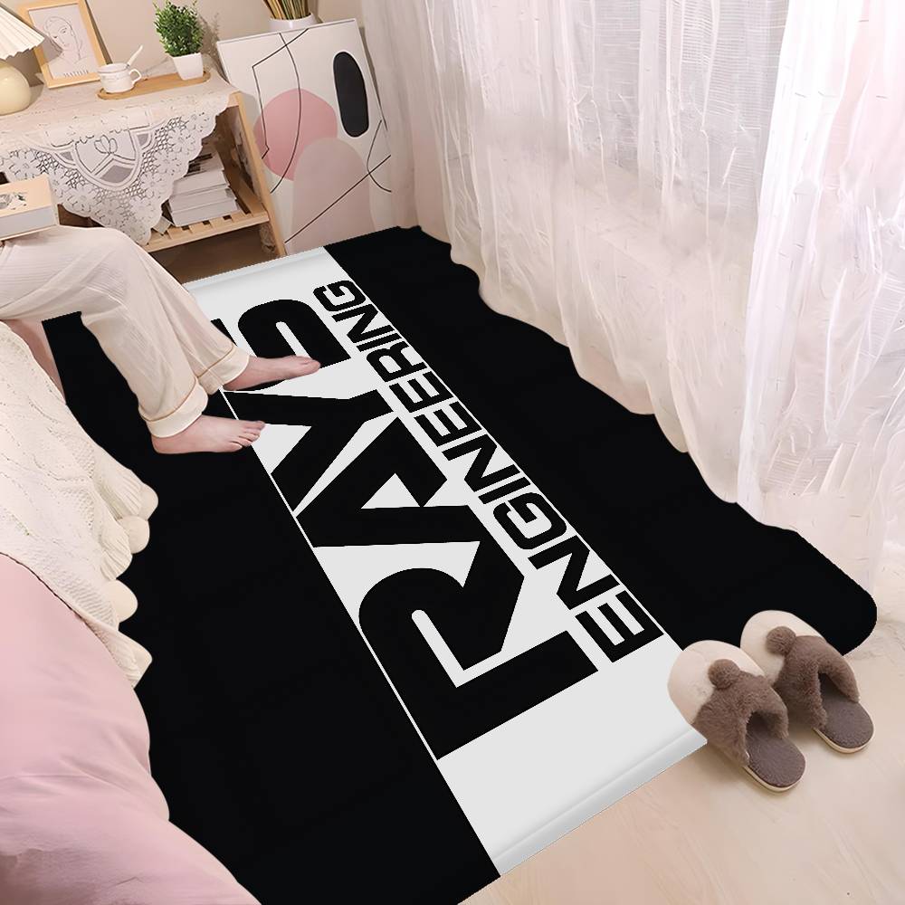 R-RAYS Wheels Bath Mat Kids Room Bedroom Decoration Balcony Anti-Slip Doormat Living Room Alfombra